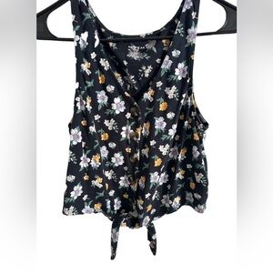 American eagle flower tank top